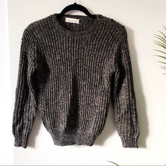 Zara Other - 🌿Zara Knit | Kids Button Shoulder Sweater